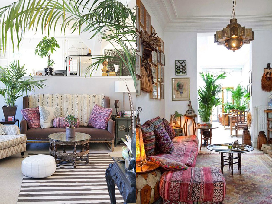 bohemian style interiors