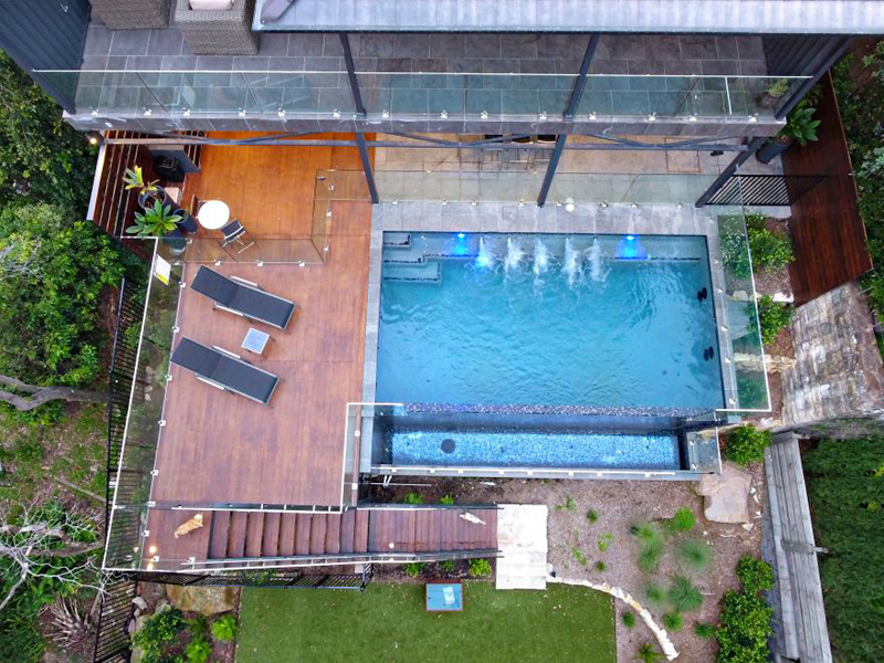 pool alfresco area