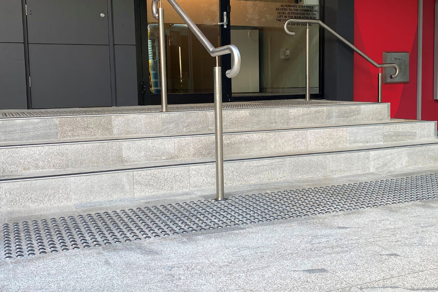 granite exterior stairs