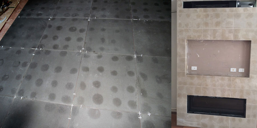 Adhesives for natural stone tiles 