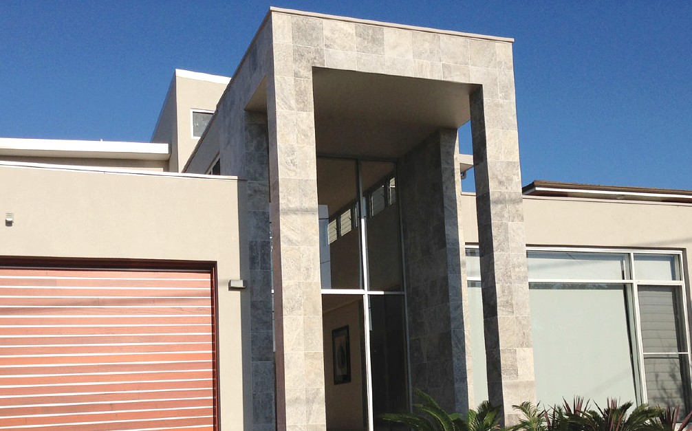 silver ash travertine wall cladding