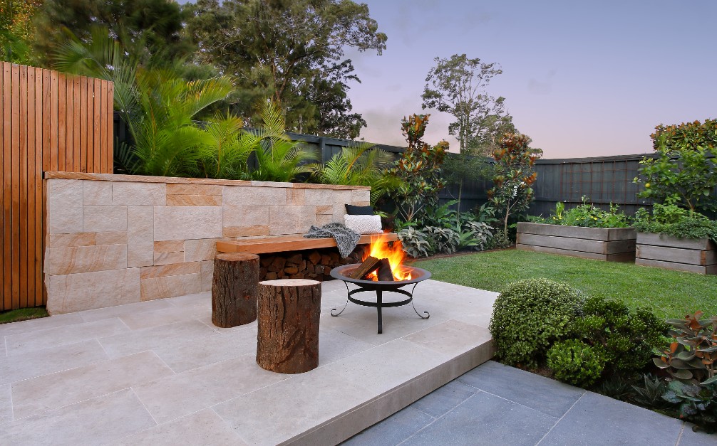 backyard lavarosa limestone