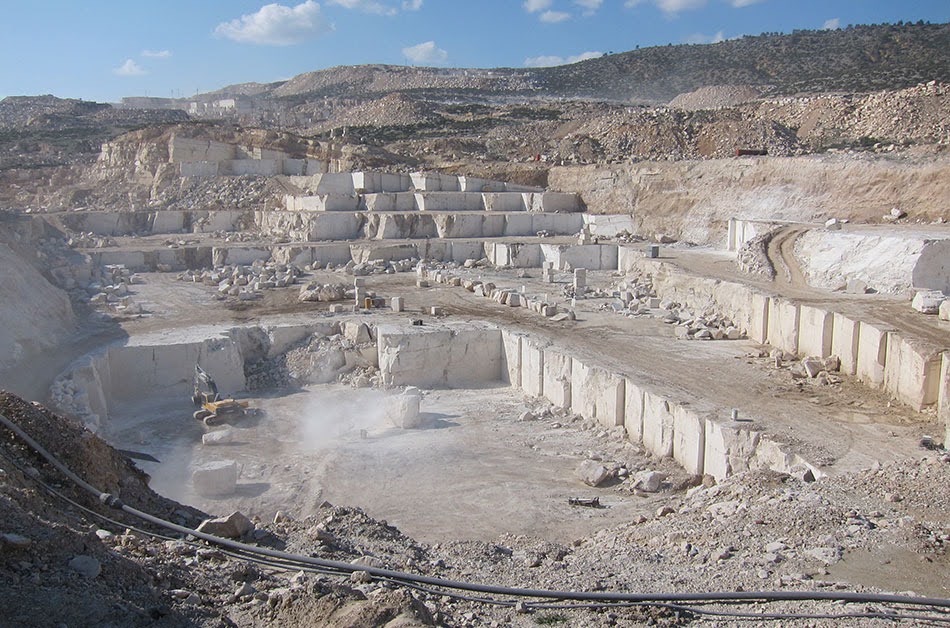 Holes in Travertine