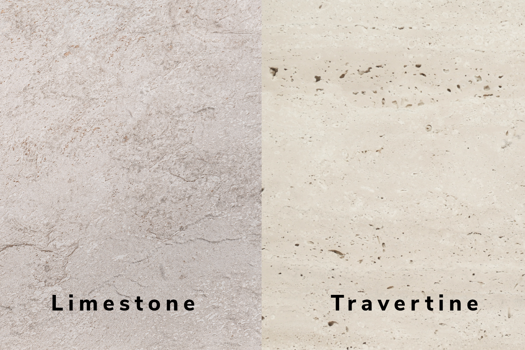 Limestone vs. Travertine