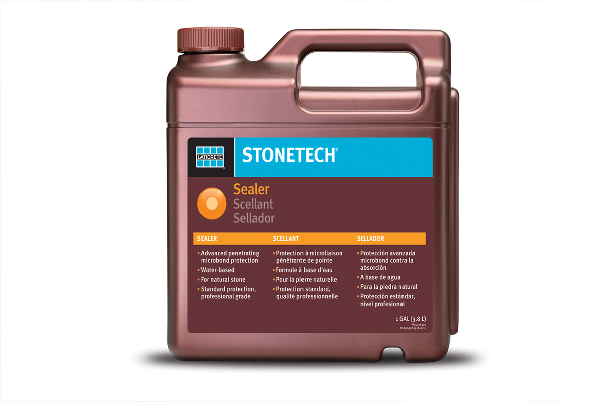 Sealer applied on marble, granite, limestone and travertine surface for protection